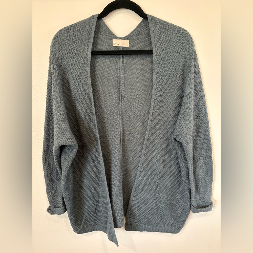 Blue Gray Women’s Pajama Cardigan